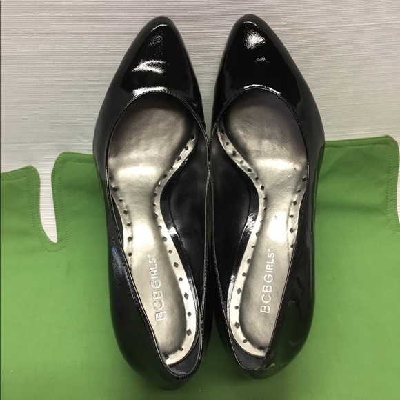 BCBGirls Nice Black Patent Leather Heels - Picture 3 of 6